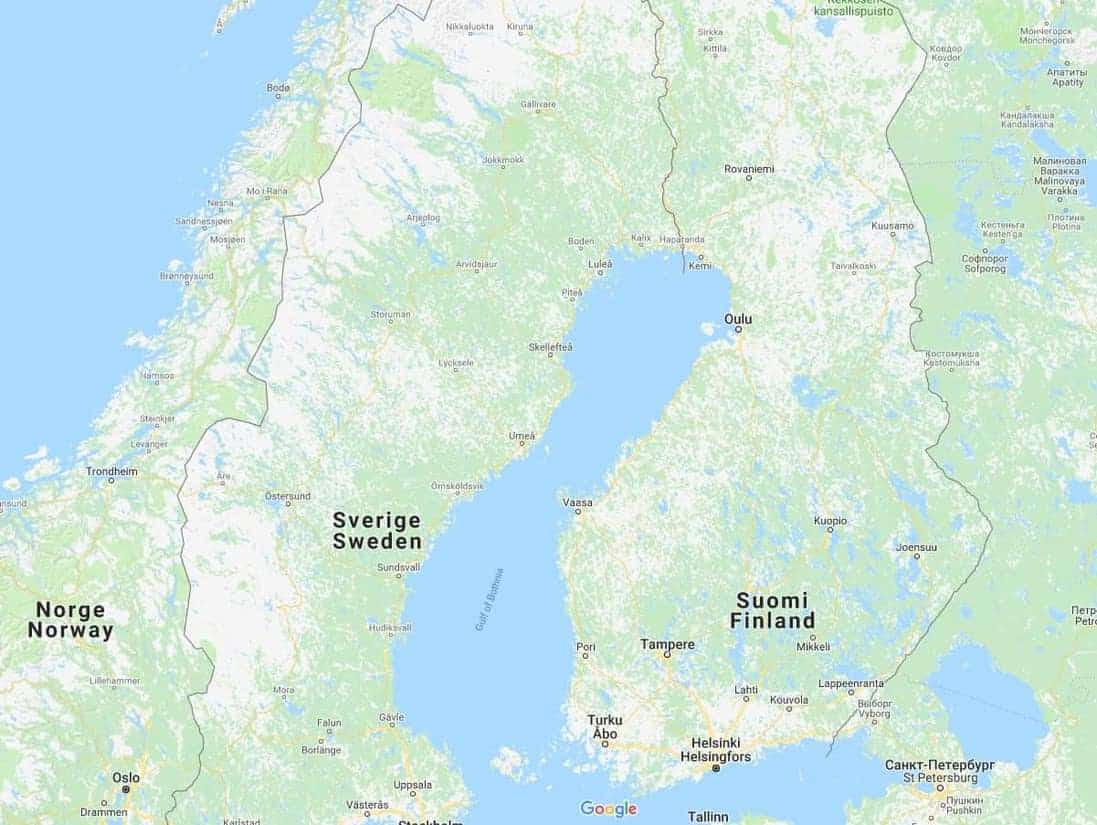 Border between FInland and Russia