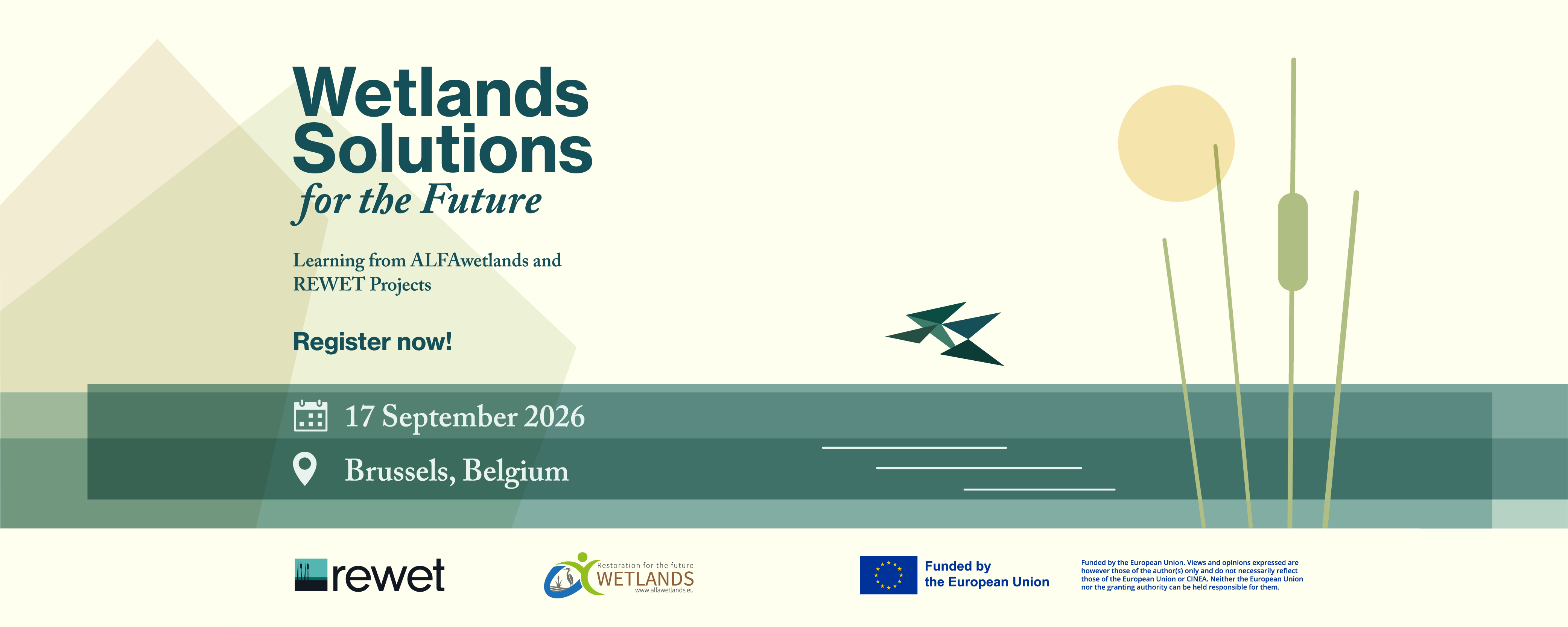 Register for ALFAwetlands Final Conference! Register for ALFAwetlands Final Conference!